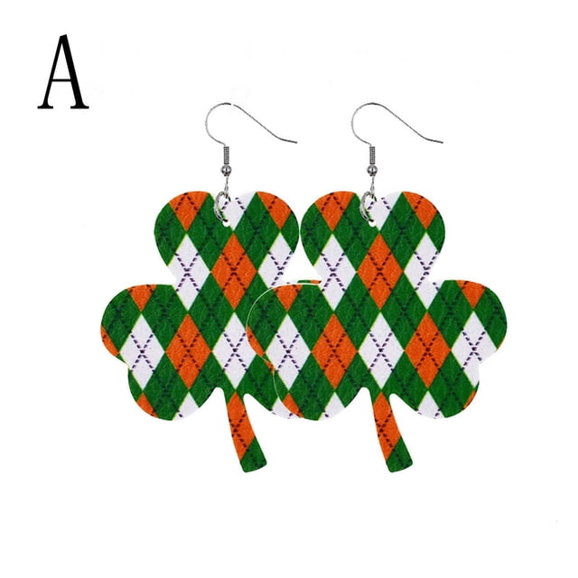 Pendientes para mujer, regalos para mujer, pendientes de San Patricio, pendientes verdes en forma de gota, joyería, regalo festivo para mujer, pendientes de moda.