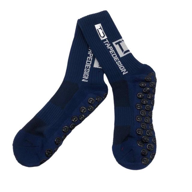 CAROOTU A Pair Anti Slip Soccer Socks for Athletic Running Socks Non Slip