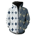 thumbnail image 1 of Abstract Pattern Men's Zipper Hoodie Cool 2024 Hot Sale Oversized 3D Printed Sweatshirts Funny Fashion Spring With Hood Jackets, 1 of 5