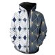 thumbnail image 1 of Sudadera con capucha y cremallera para hombre, diseño abstracto, manga larga, estilo hip hop, divertida, con estampado 3D, para primavera, 1 of 6