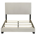 thumbnail image 4 of Dorian Fabric Upholstered Full Panel Bed Cream, 4 of 8