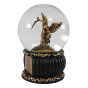 Ebros Guardian Archangel Saint Michael Trampling On Satan Water Globe Figurine