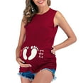 thumbnail image 2 of Edvintorg Kawaii Maternity Tops for Women Summer 2025 Fashion Cute Print Casual Sleeveless Vest Pregnancy Shirt Pregnant Women Clothing, 2 of 6