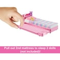 thumbnail image 4 of My First Barbie Bedtime Playset Dollhouse Furniture with Trundle Bed, Puppy & Accessories, 13.5-inch Scale, New, 4 of 7