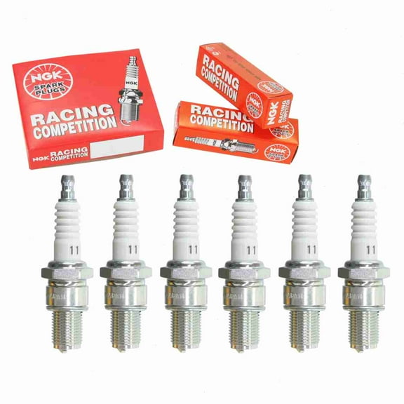6 pc NGK 2773 Racing Spark Plugs for 723 N57DR Ignition Wire Secondary