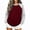 Wine, variant on Enjoytime Women Sweatshirt Patchwork Long Sleeve Pullover Tops Fall Winter Fleece Casual Crew Neck Sweatshirts with Pockets