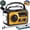 Orange, variant on 16000mah Hand Crank Emergency Weather Radio With Wireless 59200mwh Noaa Am Fm Solar Flashlight Cell Phone Reading Lamp Compass Sos For Camping And (green)