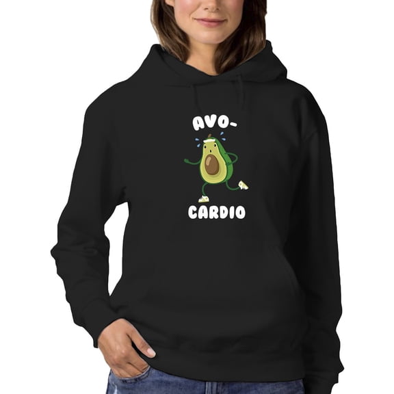 Avo-cardio! Hoodie Women -GoatDeals Designs, Female Large