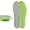 1.5cm, variant on Full-Length Height Increase Insoles, 1.38-Inch Lift, EU Size 41-42, Deep U-Shaped Heel Cup, PU and Mesh Fabric, Gray and Green