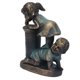 thumbnail image 3 of Adorno De Patio, Niña Niño Beber Agua Escultura De Resina Niña Niño Estatua Diseño De Última Generación, 3 of 8