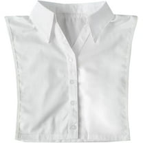 Camicover  Cotton Classic Detachable Dickey Collar Half Shirts Blouse False Collar Top for Women Girls Outfits