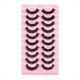 thumbnail image 1 of False Eyelashes Clusters Natural Strip Lashes Adhesive Reusable Natural Volume 10 Pairs Reusable Self Adhesive Eyelashes Natural Thick False Lashes Extension No Glue Or Eyeliner Ne(Buy 2 save 10%）, 1 of 2
