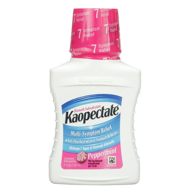 Kaopectate Peppermint AntiDiarrheal Upset Stomach Reliever, 8 Fluid