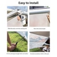 thumbnail image 7 of 4th of July RV Awning Sun Shade Screen 9'X15.3' National Flag Mesh Sunscreen Mountains Forest Awning Shade Screen with Zipper UV Blocker Completed Kits Outdoor Canopy for RV Motorhome Camper Trailer, 7 of 7