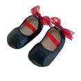 thumbnail image 2 of ATOGUTA Girl Shoes Black Ballet Shoes Flower Girls Mary Jane Flats Dress Shoes Party Wedding, 2 of 3