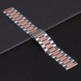 thumbnail image 1 of Adecuado para Fitbit versa3/Sense correa de reloj de metal de acero inoxidable de tres cuentas pulsera deportiva hebilla de tirachinas correa de acero, 1 of 2