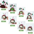 thumbnail image 4 of 8 Pieces Christmas Picture Frame Craft Kits, Include Gingerbread House Snowflake Snowman Elk Design Picture Frame Craft Kits for Kids and Fun Home Activities in Christmas, 4 of 7