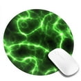 thumbnail image 2 of Disketp Green Lightning Small Mouse Pad 7.9x7.9 Inches,Washable Round Mousepad For Office Laptop Computer,Non-Slip Rubber Base Mouse Pads For Wireless Mouse, 2 of 9