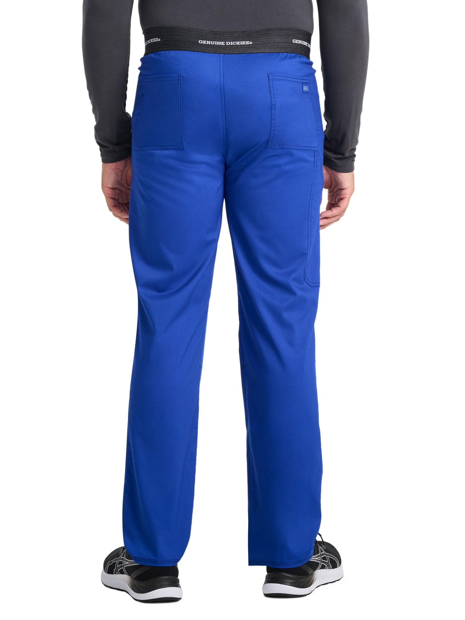 Genuine Dickies Men's Stretch Drawstring Straight Leg Cargo Scrub Pant