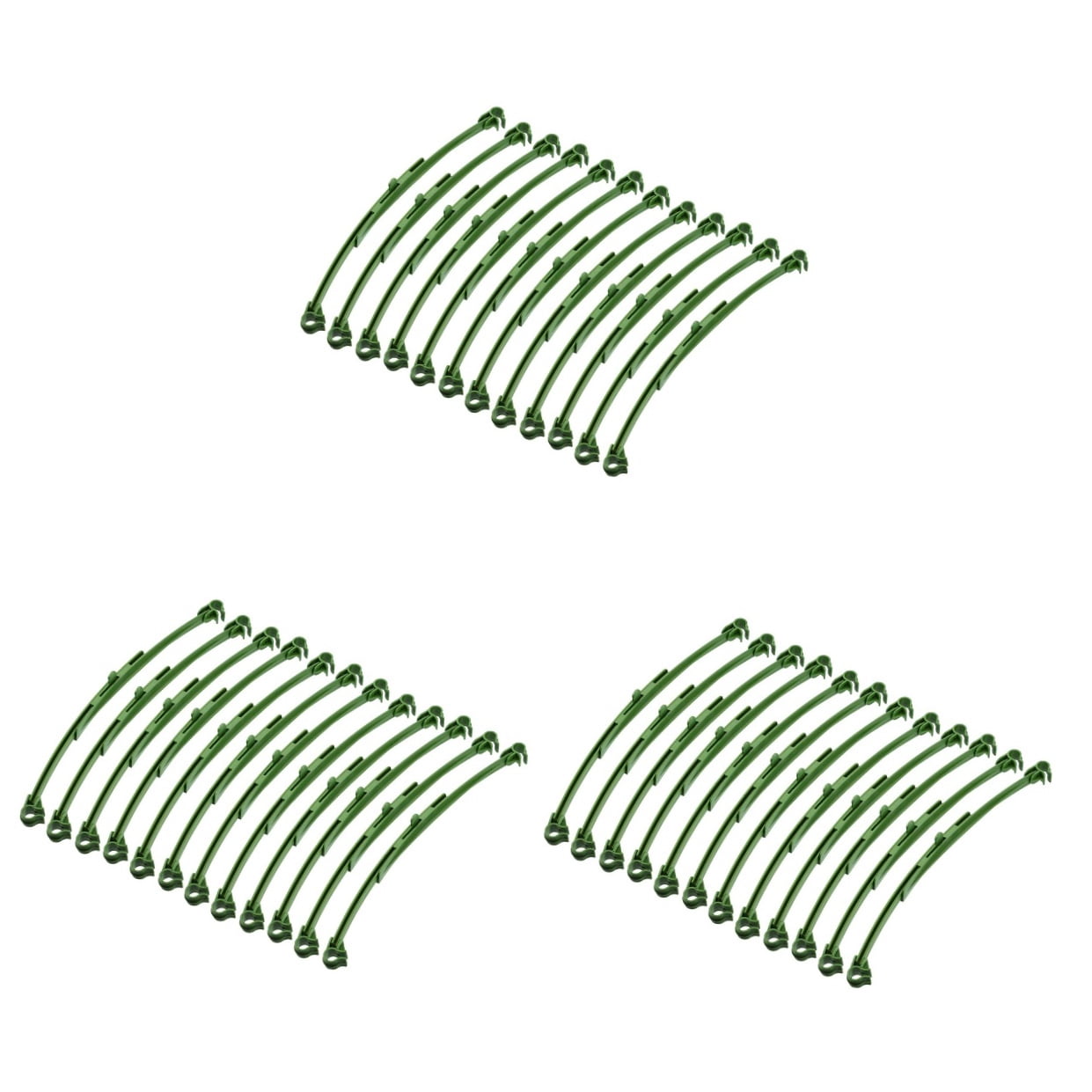 IFANLANDOR Deformable Plant Supports Tomato Stakes 1Set 9.98X0.39X0.39Inch Outdoor Farmers