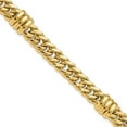 thumbnail image 1 of Diamond2Deal 14K Yellow Gold Fancy Link Bracelet 7.5inch for Women, 1 of 6