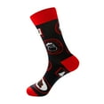thumbnail image 2 of Mens Performance Cotton Pad Sports Leisure Socks Christmas Pattern Socks For Men, 2 of 3
