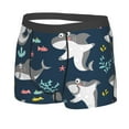 thumbnail image 2 of Naloa Friendly Smiling Sharks Print Mens Underwear - Boxers for Men, Classic Briefs for Men, 2 of 9