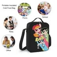 thumbnail image 4 of The Powerpuff Gi-rls Lunch Tote Bag Reusable Bento Bag Lunch Box Insulated Cooler Bag Adjustable Shoulder Bag, 4 of 8