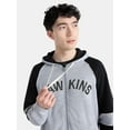 thumbnail image 4 of Netflix Stranger Things Hawkins Graphic Zip-Up Hoodie from No Boundaries, Men's & Big Men's, 4 of 5