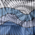 thumbnail image 7 of Ambesonne Abstract Valance & Curtain, Modern Boho Row of Stains, 55"x30", Blue Lilac and Dark Grey, 7 of 7
