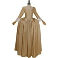 thumbnail image 2 of Revolutionary-Era Inspired Gown - Elegant Historical Costume Dress for Women, 2 of 7