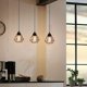thumbnail image 2 of Lámpara de techo de araña de metal industrial de 3 luces Estilo de jaula geométrica E27 Mini lámpara colgante vintage con soporte de barra, negro, Ø 16 cm - Negro, 2 of 4
