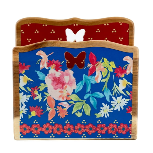 The Pioneer Woman® Floral Wood Napkin Holder