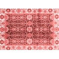 thumbnail image 1 of Ahgly Company Machine Washable Indoor Rectangle Abstract Red Modern Area Rugs, 8' x 10', 1 of 4