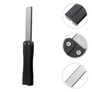 OUNONA  Whetstone Sharpener Knife Sharpening Stones for Knives Black