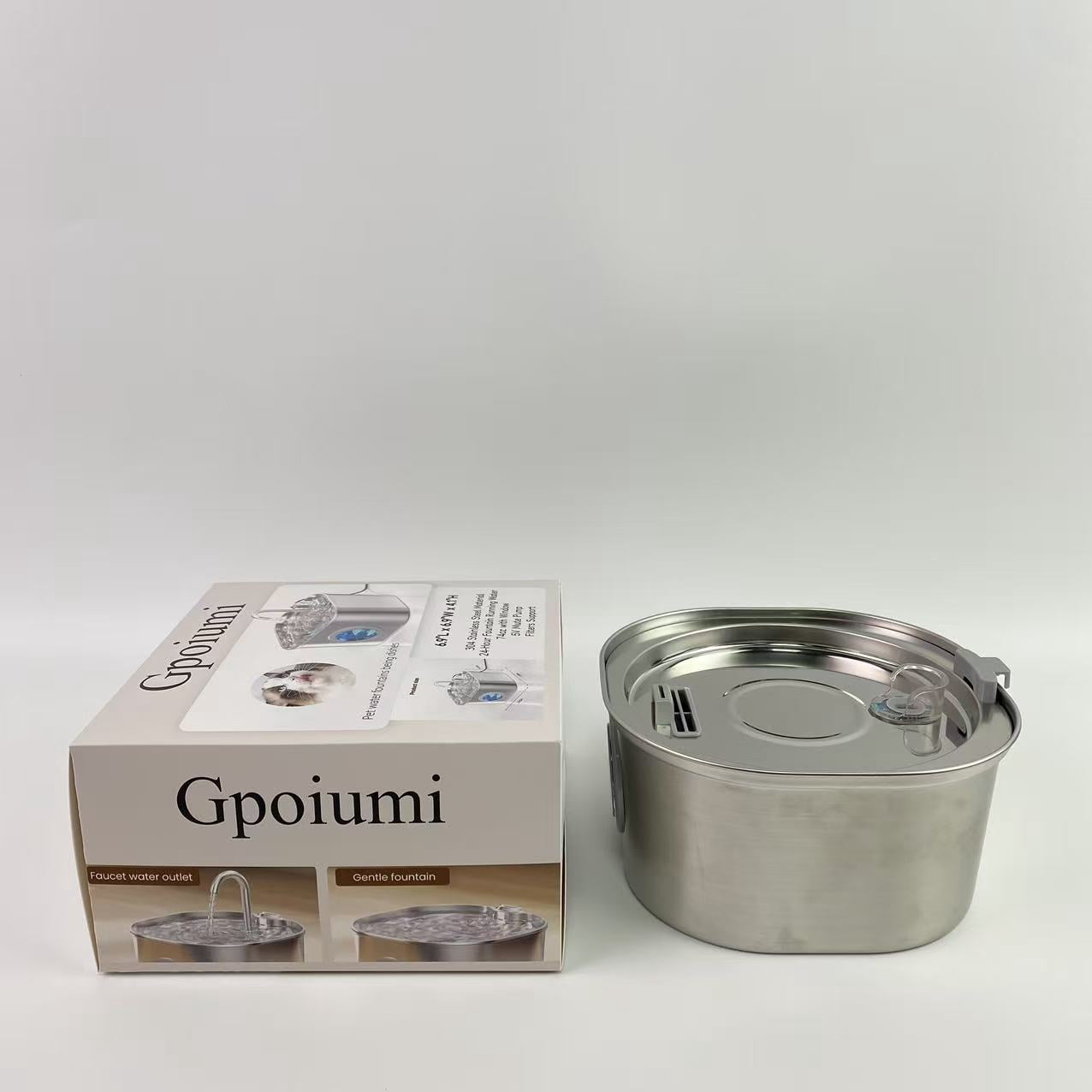 Gpoiumi Pet water fountains being dishes,95oz/2.8L Pet Fountain, Automatic Cat Water Fountain Dog Water Dispenser with Replacement Filters, Gifts for Christmas, Cats, Dogs, Multiple Pets