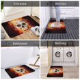 thumbnail image 6 of KLL Satanic Skull Print Front Door Mat Indoor Outdoor Entrance, Non-Slip Mat All-Weather Doormat Indoor Outdoor Rug Patio Porch Entryway Mat, 23.6''x15.7'', 6 of 7