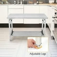 thumbnail image 5 of COZONY Folding Workbench 47 X 24 Inch, Stainless Steel Prep & Work Table with Undershelf for Commercial Kitchen Restaurant Garage - NSF Certified, 5 of 5