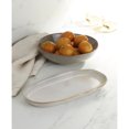 thumbnail image 6 of Oneida Organic Shades Oatmeal 44 oz Round Beige Stoneware Serving Bowl Set with Serving Tray (2 Count), 6 of 13