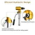 thumbnail image 4 of Yescom 6 Ton Hydraulic Knockout Punch Set 6 Dies (1/2" to 2") Hole Puncher Tool Kit 11-gauge with Rotatable Head, 4 of 11