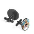 thumbnail image 2 of Corgi Dog Elegant Cufflink Set for Dress Shirts, Men's Cufflinks, Stainless Steel Cuff Link for Formal Occasions, 2 of 6
