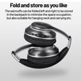 thumbnail image 6 of Bluetooth Headphones over Ear, Comfortable Wireless Headphones, Rechargeable HIFI Stereo Headset, W/Wired Mode, with Microphone for Cellphone Online Class, Home Office, PC, 6 of 10