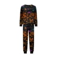 thumbnail image 5 of Matching Family Halloween Pajamas Set - 2026 Cute Ghost & Pumpkin Print Two-Piece Sleepwear Pjs - Family Matching Pajamas Soft Holiday Loungewear Halloween Matching Pajamas for Family, 5 of 6