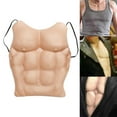 thumbnail image 4 of Lifelike Fake Male Chest Comfortable for New Year Parties Masquerade Parties, 4 of 8
