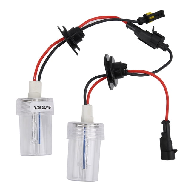 Bulbos 2pcs Auto Charleto Cosco de Bombilla Xenon 100W 8000K H7 Socket Para Vehículos de 12 V