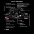thumbnail image 3 of R1 Concepts Front Rear Brakes and Rotors Kit |Front Rear Brake Pads| Brake Rotors and Pads| Optimum OEp Brake Pads and Rotors| Hardware Kit WHUH2-92003, 3 of 3
