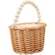 thumbnail image 1 of wonima44 Wicker Flower Girl Basket with Handle Hand Woven Storage Basket for Weddings Rustic Decor and Favors Elegant Wicker Design for Floral Arrangements and, 1 of 1