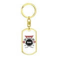 thumbnail image 4 of Ninja Ready Keychain Dog Tag Stainless Steel or 18k Gold, 4 of 16