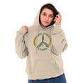 thumbnail image 3 of Give Peas A Chance Home Hobby Gardener Hoodie Sweatshirt Women Brisco Brands S, 3 of 6