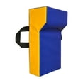 thumbnail image 2 of Escudo de tackle de fútbol con cuña, almohadilla de bloqueo deportivo, regalo, almohadilla de bloqueo de fútbol, escudo con cuña para deportes de Adultos Azul Amarillo, 2 of 10